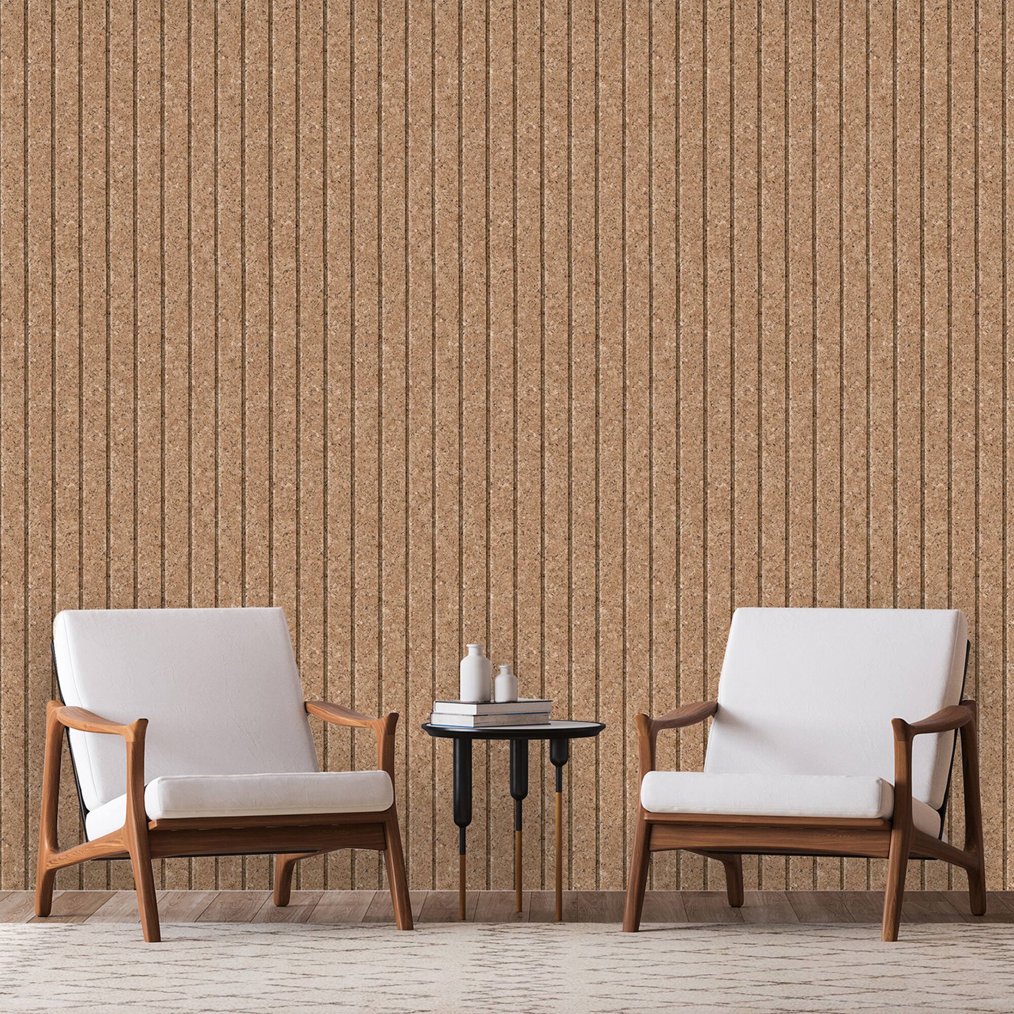 Designs Direct Corkboard Stripe Wallpaper